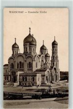 Warschau Warszawa - Russische Kirche Feldpost WK I