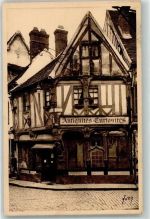 60200 Compiegne Foto AK Handlung Antikes Rue des Lombards