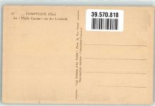 60200 Compiegne Foto AK Handlung Antikes Rue des Lombards