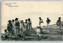 Malaga 1916 - Beruf Fischer Tracht