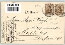 08468 O9800 Reichenbach , Vogtl 1900 Gebrauchsspuren Bismarckdenkmal Hydrant