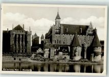 Marienburg Malbork Foto AK Schloss