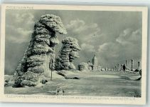 Schneegruben Baude Winter Telegrafenstangen
