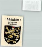 69198 W6905 Schriesheim Vignette Wappen