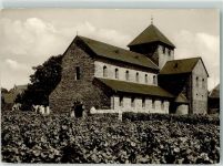 65375 W6227 Mittelheim , Rheingau Foto AK Kirche St. Aegidius