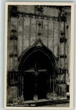 6100 Seefeld in Tirol Foto AK Kirche Portal