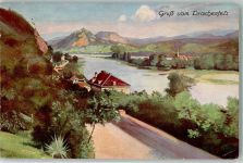53639 W5330 Drachenfels Künstlerkarte Hotel auf den Drachenfels