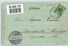 18546 O2355 Sassnitz 1899 Mondschein Stubbenkammer Die Schlucht