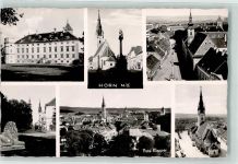 3580 Horn Foto AK Foto Klapper Kirche Denkmal Löwe Schloss