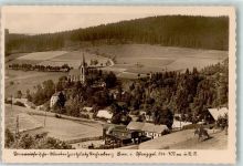 09623 O9213 Rechenberg-Bienenmühle 1943 Foto AK mit Ev. Pfarrkirche