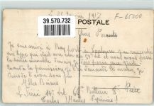 65000 Tarbes 1917 Gebrauchsspuren Kaserne