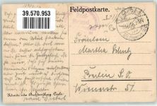 08400 Vouziers 1916 - Feldpost WKI 10.Reserve-Div.