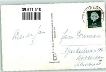 9974 Zoutkamp Foto AK Hafen Schiermonnigkoog Binnenhafen