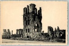 Ypres Ypern / Ieper Foto AK Marktplatz Ruinen