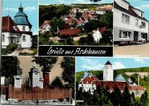 74214 W7109 Aschhausen , Württ - Denkmal Schloss Gem. Warenhaus