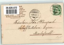 Kreuz Psalm Edelweiß 1903 Prägedruck
