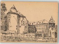 35321 W6312 Laubach , Hess Künstlerkarte Schloss