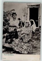 Sevilla Foto AK Tracht