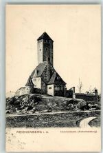 Liberec Reichenberg i. Böhmen 1908 Gebrauchsspuren Aussichtsturm Heinrichswarte