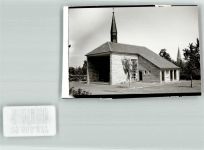 59457 W4760 Büderich , Westf FOTO KEINE AK Foto Original aus Archiv eines Ansichtskartenverlags Kirche Ort handschriftlich