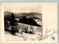 79429 W7841 Friedrichsheim 1953 Winter Ort lt. Stempel Frohe Weihnachten