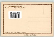 sign. Welti Albert Die ALten Nr.196 Kunstwart Postkarte Künstlerkarte