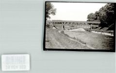79761 W7890 Tiengen , Hochrhein - Holzbrücke Foto Original aus Archiv eines Ansichtskartenverlags