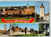 97350 W8717 Mainbernheim - Stadtmauer Oberes Tor Unteres Tor