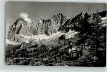 Austriahütte Foto AK Dachstein