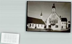 87730 W8944 Grönenbach , Allgäu FOTO KEINE AK Kirche Ort handschriftlich Foto Original aus Archiv eines Ansichtskartenverlags