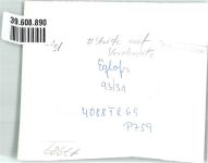 88260 W7989 Eglofs , Kr Wangen im Allgäu Gebrauchsspuren Ort handschriftlich Foto keine AK