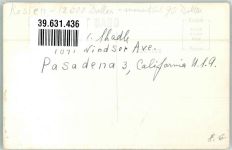 Pasadena Foto AK Ort handschriftlich