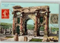 Timgad 1921 - Arc de Trajan Denkmal
