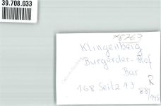 63911 W8763 Klingenberg a. Main FOTO KEINE AK Gasthaus Burgarder Hof Foto Original aus Archiv eines Ansichtskartenverlags Ort handschriftlich