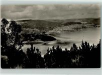Santiago de Compostela Foto AK Park and beach Viveiro