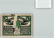 33098 W4790 Paderborn 1920 Notgeldschein 10 Pfennig Kaiser Carl der Große
