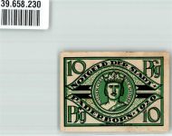 33098 W4790 Paderborn 1920 Notgeldschein 10 Pfennig Kaiser Carl der Große