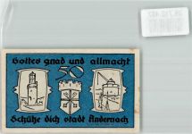 56626 W5470 Andernach 1920 Notgeldschein 50 Pfennig