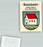 91710 W8820 Gunzenhausen am Altmühlsee Vignette Wappensammelmarke Kaffee Hag