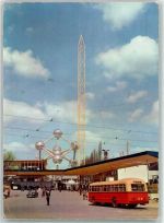 Brüssel Bruxelles Ausstellungen - Omnibus Denkmal Atomium Ausstellung