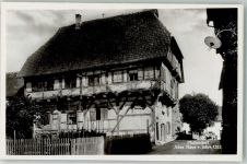 88630 W7798 Pfullendorf , Baden Foto AK Altes Haus aus 1317