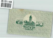 56112 W5427 Niederlahnstein 1917 Notgeldschein 50 Pfennig
