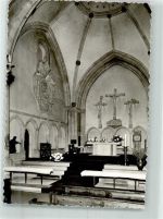 48629 W4439 Metelen Foto AK Inneres der Kath. Pfarrkirche St. Cornelius und Cyprian