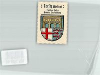 64653 W6143 Lorsch , Hess Vignette Wappensammelmarke Kaffee Hag Nr. 23