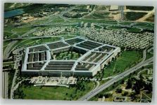 Washington D.C. 1964 Foto AK Fliegeraufnahme Pentagon Luftpost