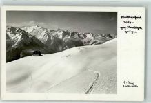 Wildkogelhaus Foto AK Hüttenstempel Winter