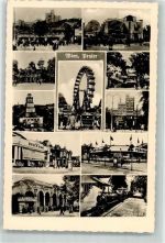 Wien 1. Bezirk, Innere Stadt Prater Riesenrad Eisenbahn Militär Österreich Foto AK