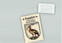 97633 W8741 Trappstadt Vignette Wappenmarke Kaffee Hag