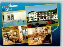 94513 W8351 Schönberg , Niederbay - Hotel Landhaus zur Ohe Oldtimer Schwimmbad