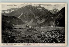 87541 W8973 Bad Oberdorf - mit Pfannenhölzer Breitenberg Rotspitze und Entschenkopf